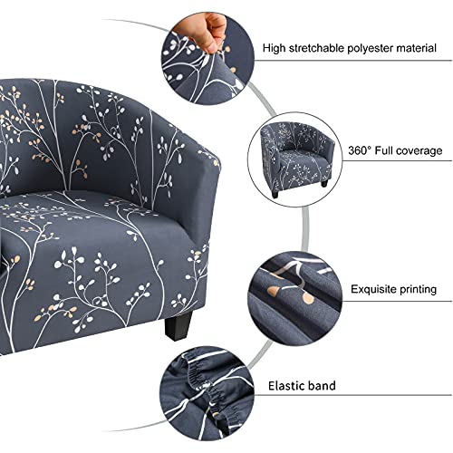 NILUOH Club Chair Slipcover Tub Chair Cover Stretch Armchair Covers Sofa Cover Furniture Protector for Living Room (04) - Image 3