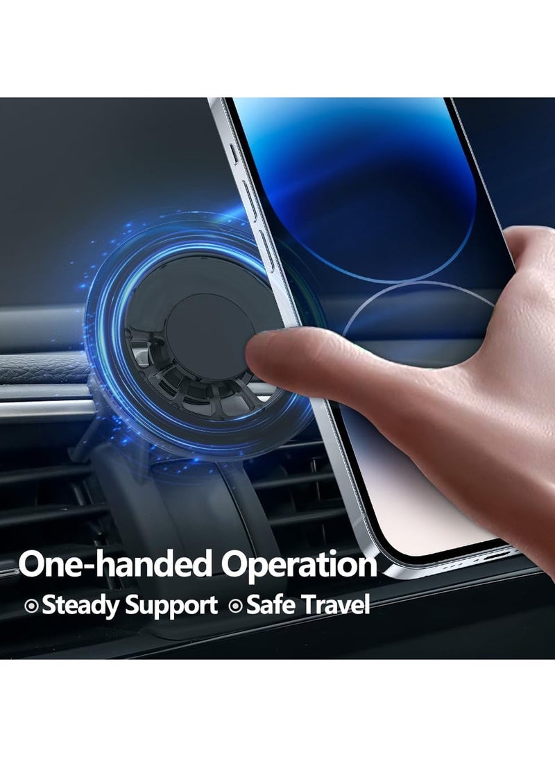 CHAPPELINE ST38 Magnetic Bracket Car Phone Holder Custom Fit for Land Cruiser(2021-2024) Rotatable for Magsafe Cell Phone Mount 20 Strong Magnets Hands Free - Black - Image 3