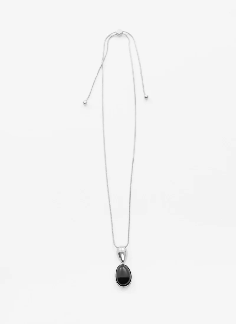 Lichi  Slim chain with contrasting pendant for Women | Best Price UAE