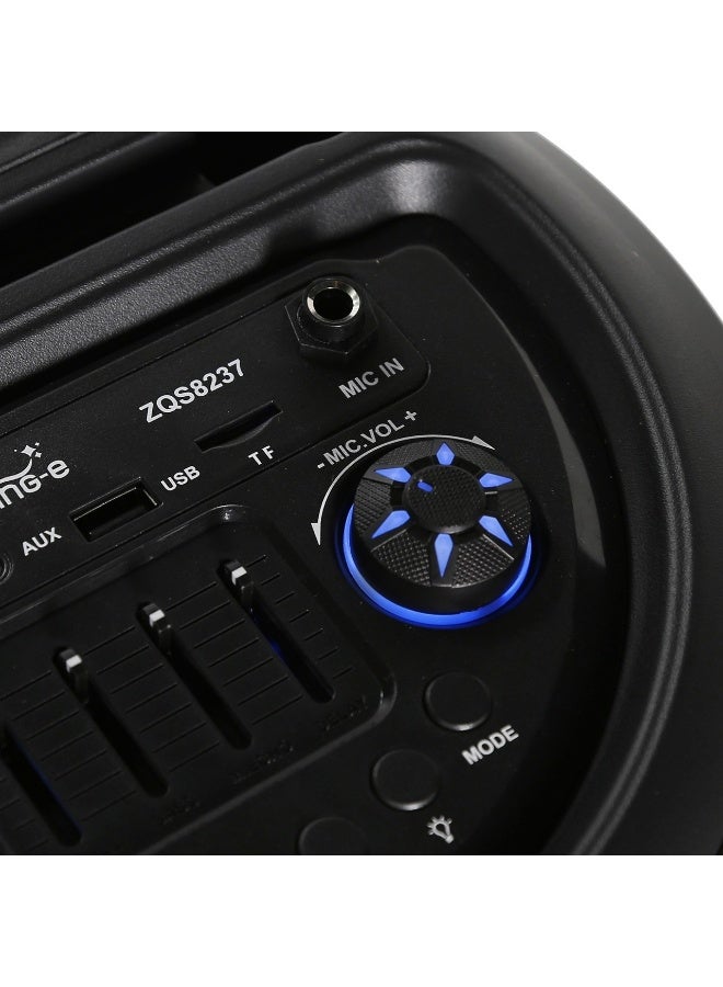 singe Wireless Bluetooth Speaker with Microphone TWS and AUX Loud and Clear Sound Long-lasting Battery with Rechargeable Capability zqs8237 - Image 5