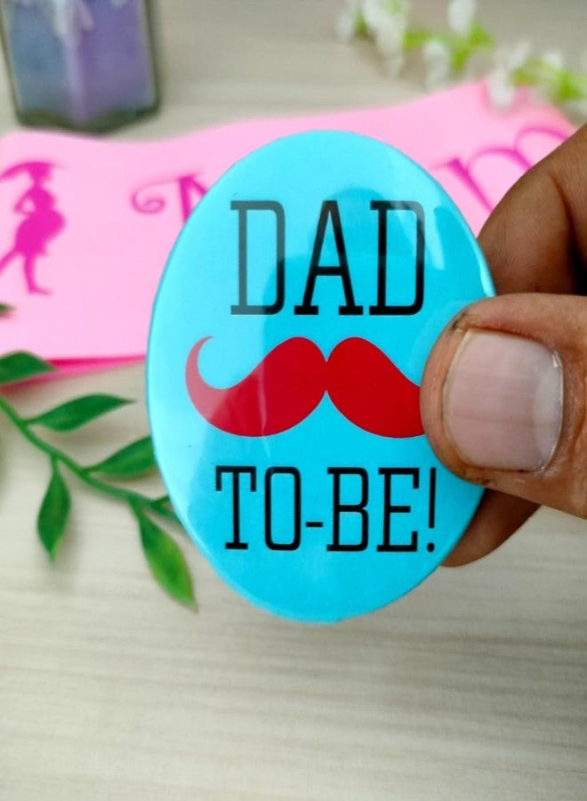 Presta Gifts Baby Shower Mom to Be Decoration Items Sash and Badge Set of 2 pcs - Mom to Be Sash and Dad to Be Pin Badge - Props, Gifts for Decoration | Baby Shower Gifts for Mom to Be & Dad to Be - Image 5