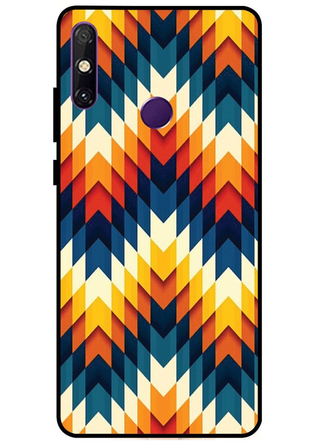 EYE CATCH Protective Case Cover For Huawei Enjoy 20E Geometric Pattern Multicolor  - Image 1