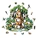 Aeekdook Wooden Puzzles for Adults Capybara Wood Puzzles Adult Unique Animal Shape Wooden Jigsaw Puzzles for Adults Birthday Gifts for Puzzle Lovers Family S 85 81in - Image 4