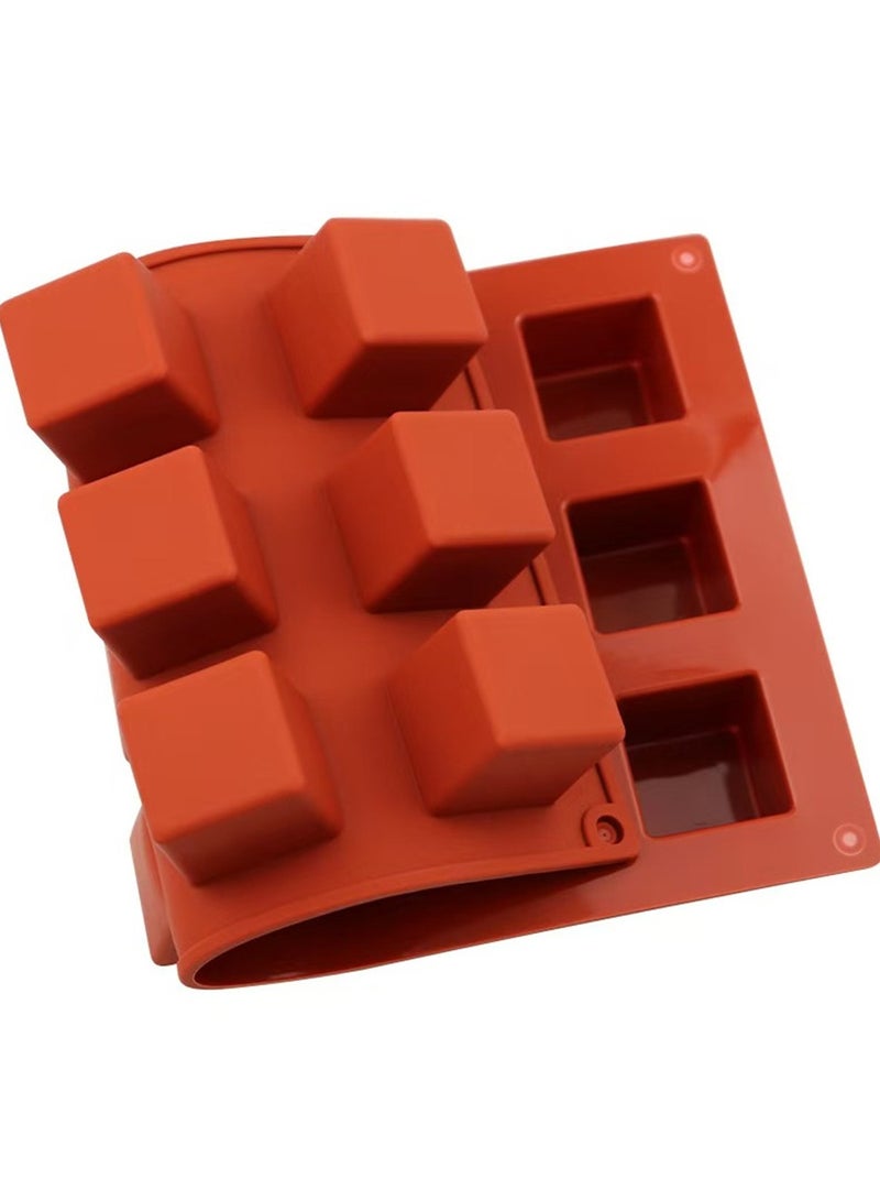 15 تجويف مربع الشوكولاته هلام السيليكا العفن ، سيليكون الجليد العفن ، ديي حلوى كعكة موس العفن ، قالب البسكويت ، ومن ناحية الصابون العفن - Image 3