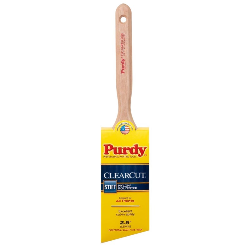 Purdy 144152125 Clearcut Series Glide Angular Trim Paint Brush, 2-1/2 inch - Image 1