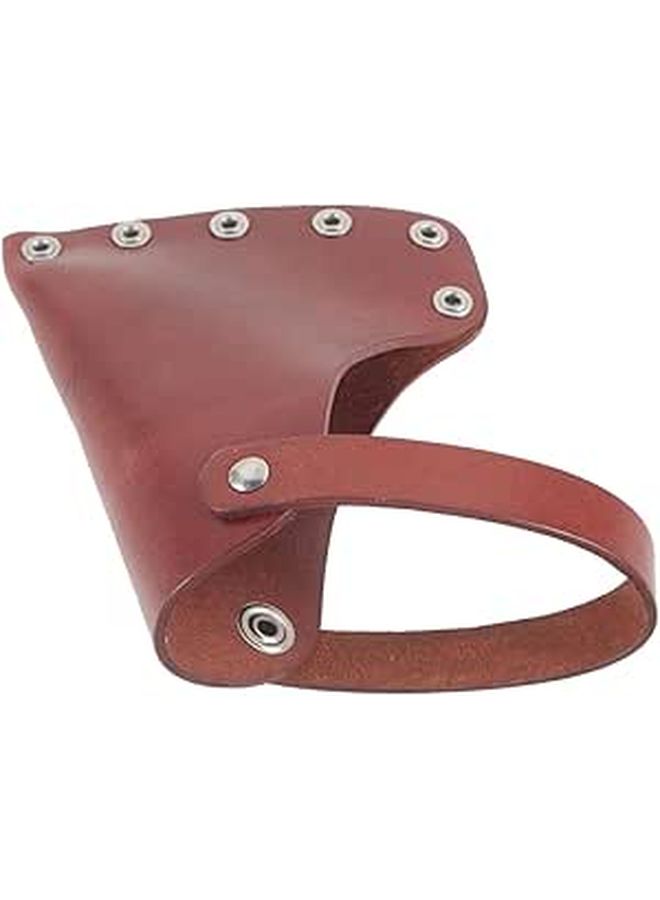 Leather Hatchet Head Sheath Protective Cover For Outdoor Tool Carry Case - Image 1