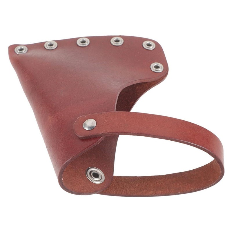 Leather Hatchet Head Sheath Protective Cover For Outdoor Tool Carry Case - Image 2
