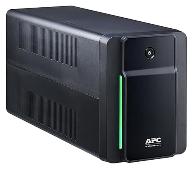 APC Back UPS 1600VA - BX1600MI - بطارية احتياطية وواقي من زيادة التيار، بطارية احتياطية مع AVR، حماية خط البيانات، مصدر طاقة غير قابل للانقطاع، أسود - Image 1
