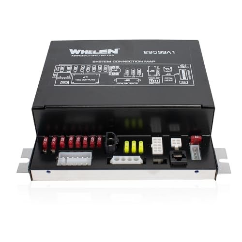 Whelen 295SSA1 Single Tone Siren Control Center – 100-Watt Siren System with 17 Tones, Programmable Power Distribution Switches, Traffic Advisor Contro, Compact Design for Emergency Response Vehicles - Image 5