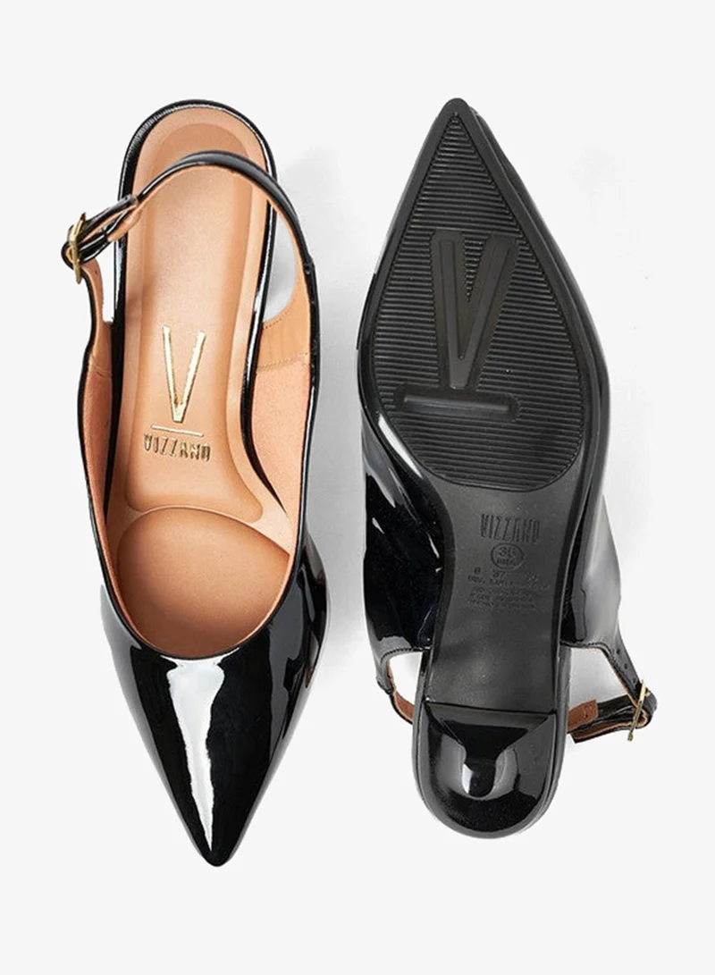 VIZZANO Black Mid Heels Shoes for Women – Classic Mid Heel Pumps for Girls & Ladies Office Wear for Women | Best Price UAE