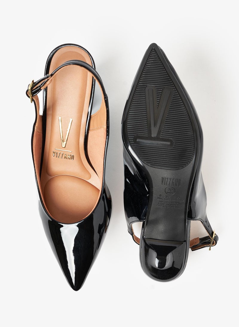 VIZZANO Mid Heels Shoes for Women – Classic Mid Heel Pumps for Girls & Ladies Office Wear - Image 5