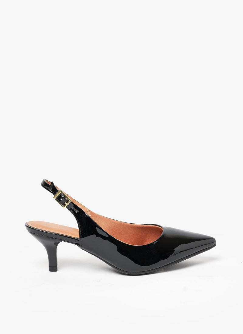 VIZZANO Mid Heels Shoes for Women – Classic Mid Heel Pumps for Girls & Ladies Office Wear - Image 1