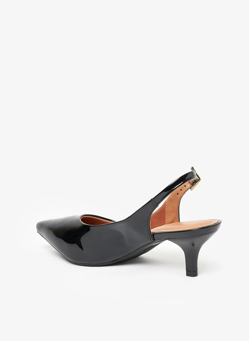 Vizzano Black Mid Heels Shoes for Women – Classic Mid Heel Pumps for Girls & Ladies Office Wear for Women | Best Price UAE