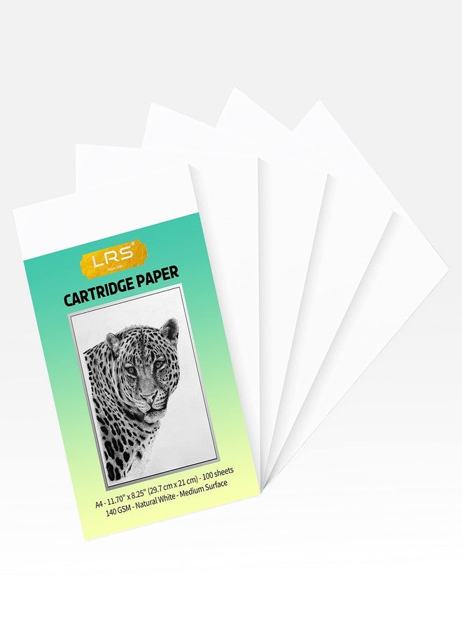 LRS Cartridge Paper Snow White - 140GSM (A4 Size - 100 Sheets) - Image 1