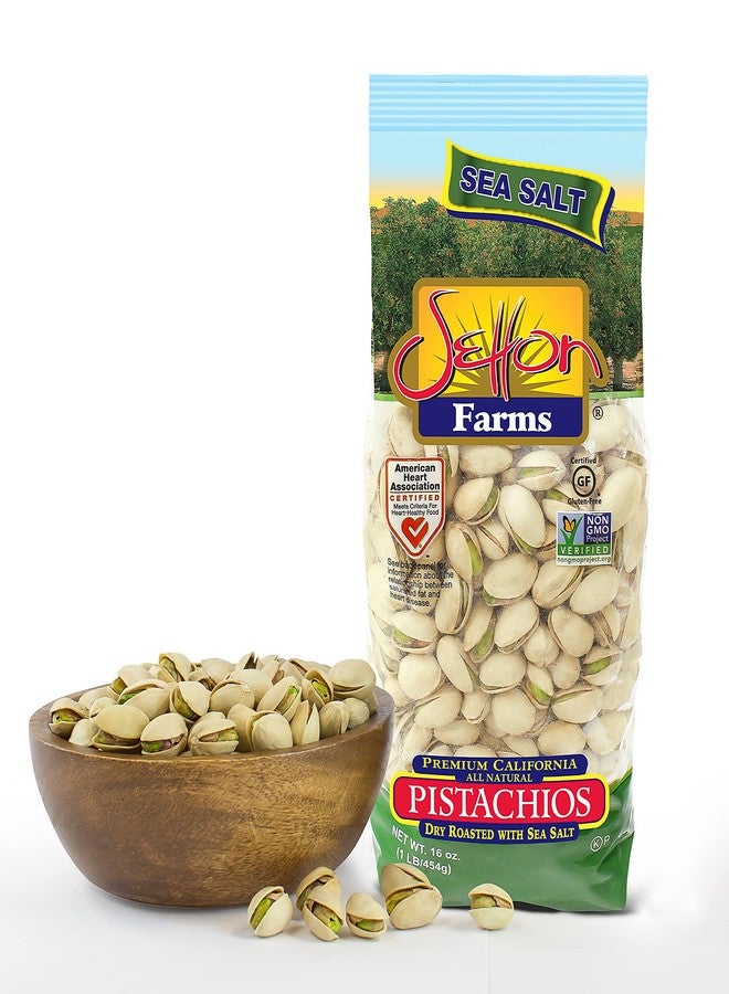 Setton Farms Dry Roasted and Salted Pistachios, Premium California In Shell Pistachios, 1 pound Bag (16 Ounce), Certified Non-GMO, Gluten Free, Vegan and Kosher - Image 3