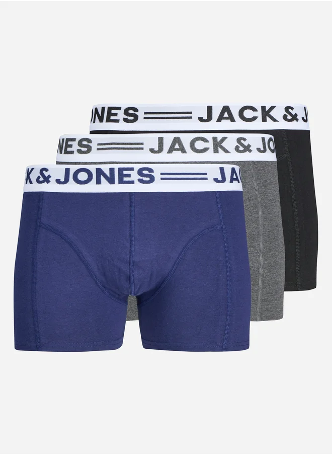 جاك اند جونز Pack of 3 - Sense Trunks