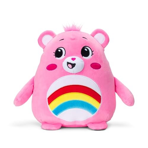 Care Bears Squishy 10 Plush Cheer Bear Pink Soft Huggable Squishy Material Good for Girls and Boys Employees Collectors Ages 4 - Image 1