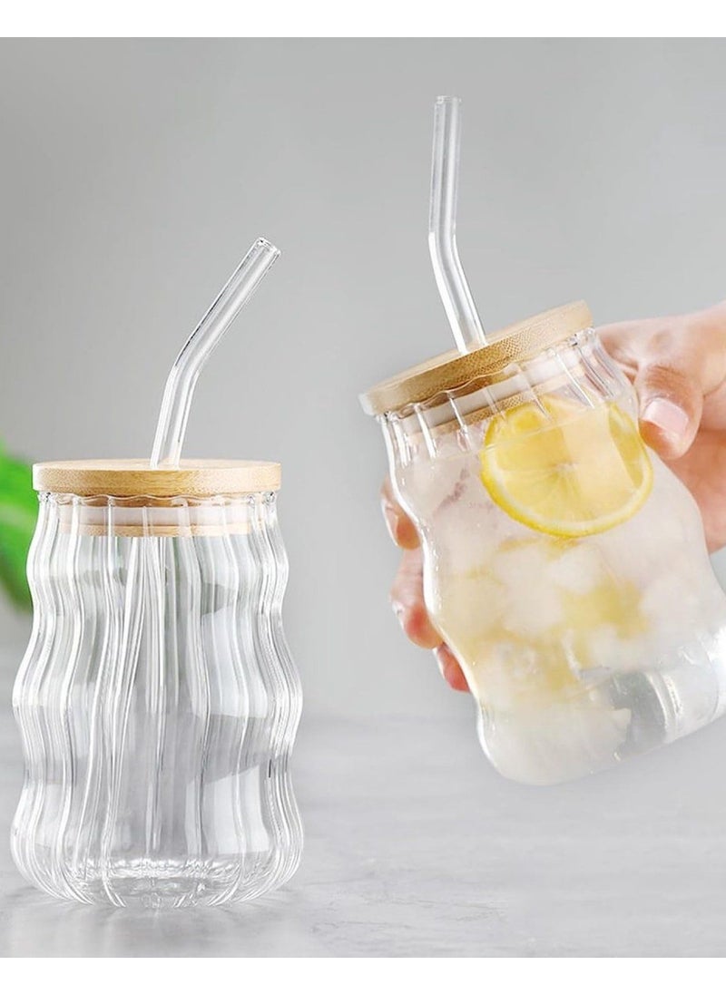 2 Pieces Bamboo Lid Gourd Shape Coffee and Cocktail Cup - Glass Straw - pzsku/Z1CC49A8A12BD34712706Z/45/_/1737174419/4a258f0e-4348-44b0-8525-fb992ae2a4c4