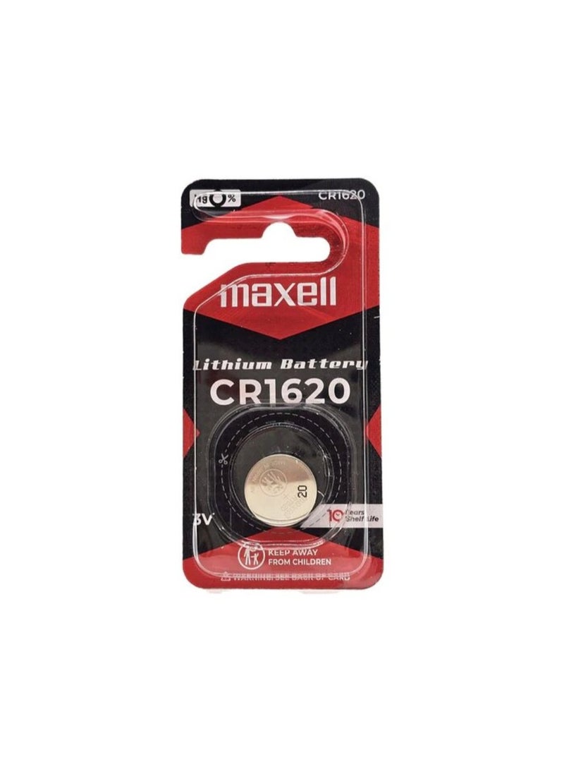 Maxell 1-Piece Maxell CR1620 Lithium 3V Japan Battery