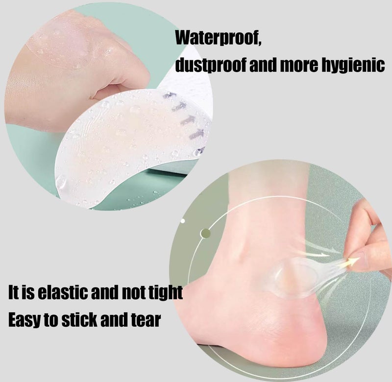 Amasodaon Foot Band-Aid, Hydrocolloid Gel Blister Bandages for Feet, Waterproof Blister Pads Cushions for Heel, Toe & Foot Prevention & Recovery, Foot Anti-Friction Pain Relief Blister Pad (36PCS) - Image 5