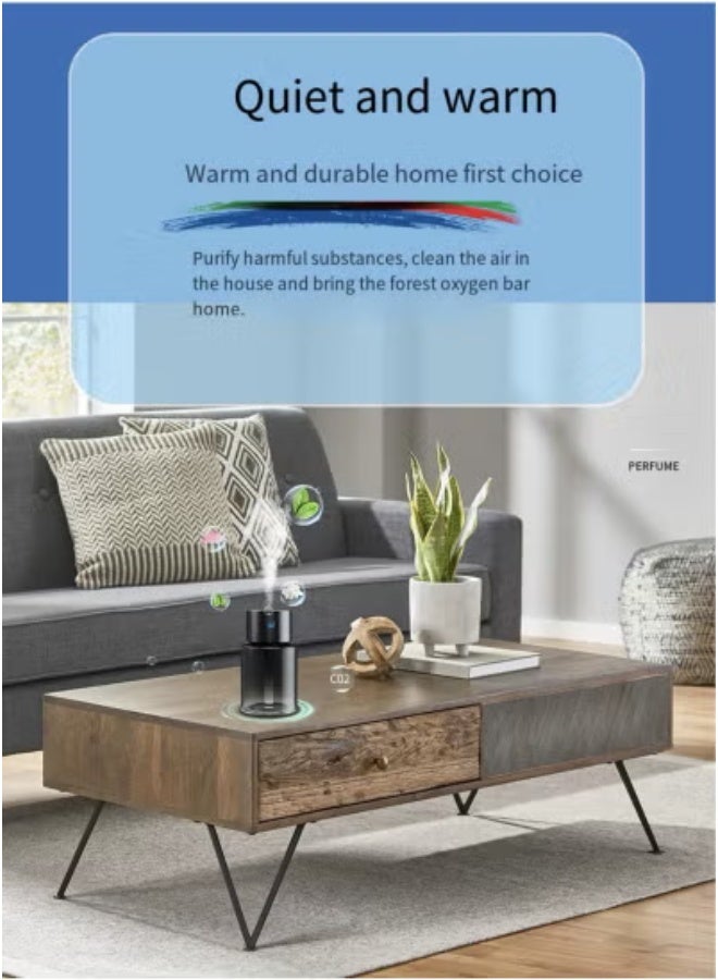 JAJEEK 2025 محدث 140 مل موزع عطر السيارة الذكي – رذاذ العلاج العطري الكهربائي مع ضوء LED سماء مرصعة بالنجوم | رذاذ زيت أساسي طبيعي يدوم طويلاً | زجاجة أنيقة | يعمل بالطاقة USB 5V/1A | محمول للسيارة، المنزل، المكتب، غرفة النوم والفندق - Image 2