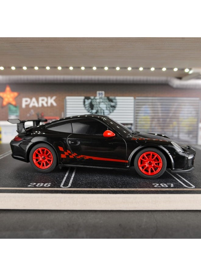 بيزغار سيارة بورشه للتحكم عن بعد من BEZGAR - سيارة بورشه 911 GT3 RS مرخصة رسميًا بمقياس 1:24، سيارة بورشه للتحكم عن بعد، هدية للأولاد والبنات والمراهقين والبالغين (39900 أسود)  - Image 4