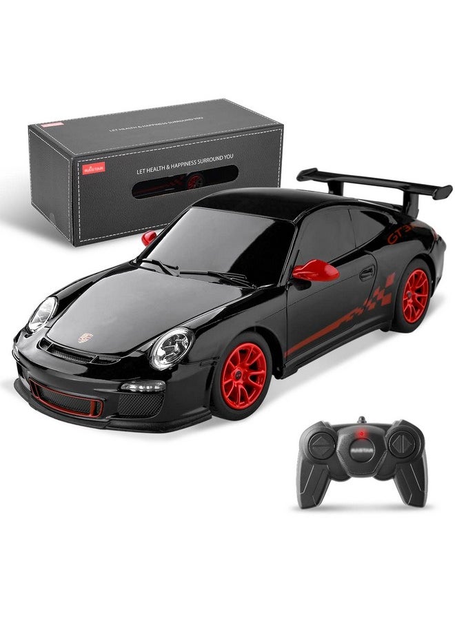 بيزغار سيارة بورشه للتحكم عن بعد من BEZGAR - سيارة بورشه 911 GT3 RS مرخصة رسميًا بمقياس 1:24، سيارة بورشه للتحكم عن بعد، هدية للأولاد والبنات والمراهقين والبالغين (39900 أسود)  - Image 1