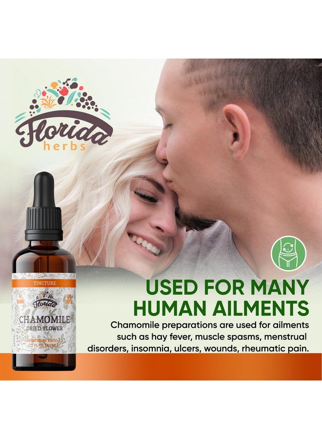 FLORIDA HERBS صبغة البابونج، مستخلص البابونج العضوي (ماتريكاريا ريكوتيتا) الزهور - Image 2