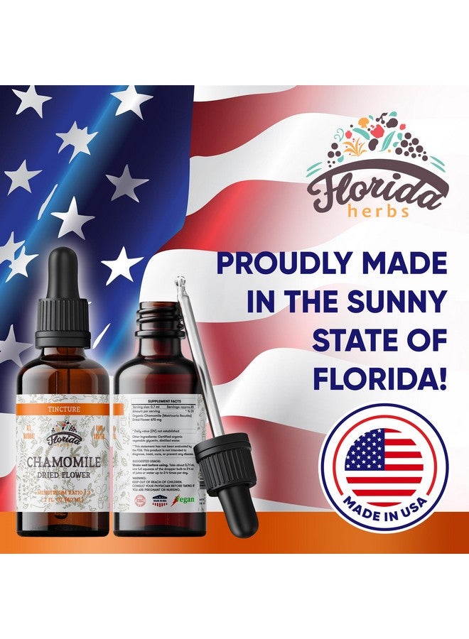 FLORIDA HERBS صبغة البابونج، مستخلص البابونج العضوي (ماتريكاريا ريكوتيتا) الزهور - Image 5