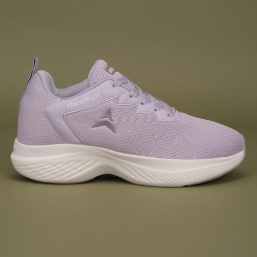 AVANT Women's Reva Running Shoes - Superior Cushioning, Enhanced Grip TPR Outsole, Superior Traction, Anti Skid, Lightweight, Shock Absorption Tech, Sports Footwear (AVWSH033CL01UK7_Lavender_UK7) - Image 3