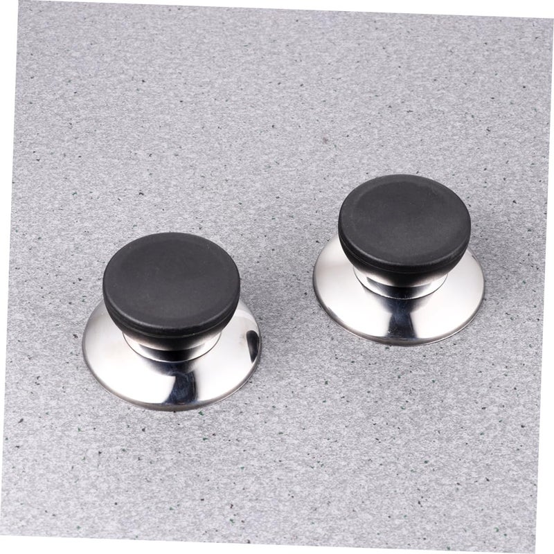 Stainless Steel Pot Knobs 10 Pack Kitchen Cookware Handles Easy Install Heat Insulating - Image 5