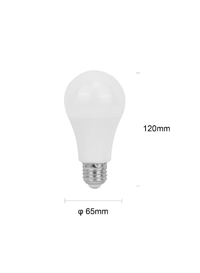 هامر لمبة كروي شمسي كريمي 12 واط E27 - Image 2