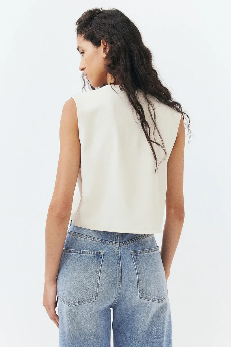 H&M Button-decorated top