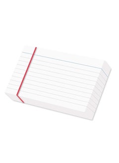 ATKET 100-Piece Ruled Index Card White 180gsm Thickness 12x8cm Size  - Image 1