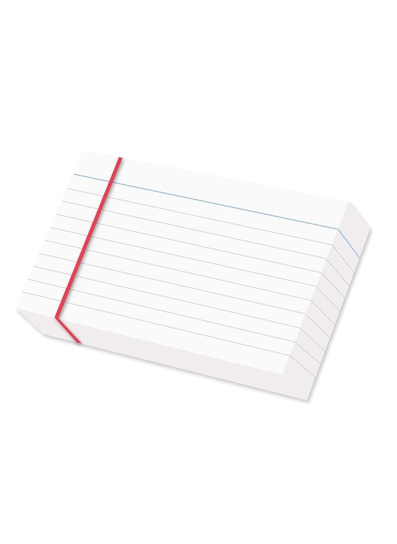 ATKET 100-Piece Ruled Index Card White 180gsm Thickness 12x8cm Size  - Image 1
