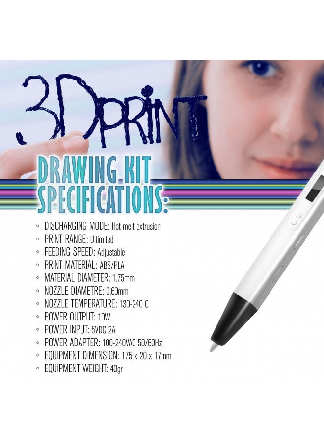 Mynt3D Professional Printing 3D Pen With Oled Display