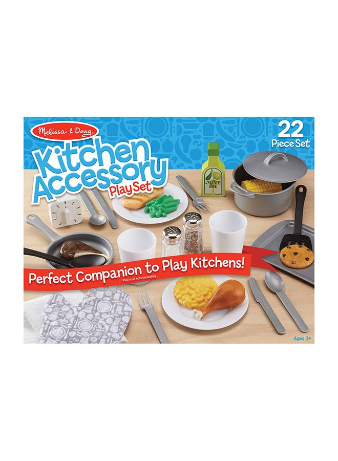 Melissa & Doug 11-Piece Brew and Serve Wooden Coffee Maker Set - Play Kitchen Accessories  - Image 1