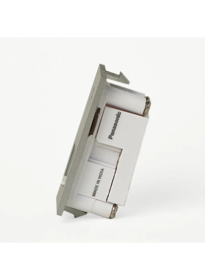 Panasonic WIRAM2164Sl Telephone Socket - Silver - Rome - Panasonic - Indian - Image 2