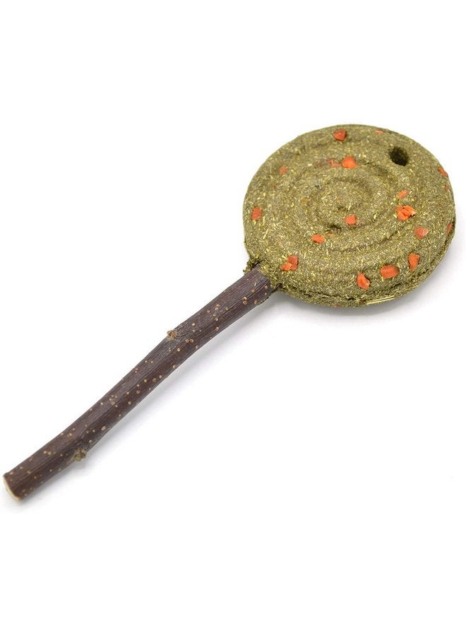 أوكسبو مجموعة Oxbow Animal Health من قطعتين من حلوى Timothy =Lollipop للحيوانات الصغيرة: التفاح والجزر - Image 5