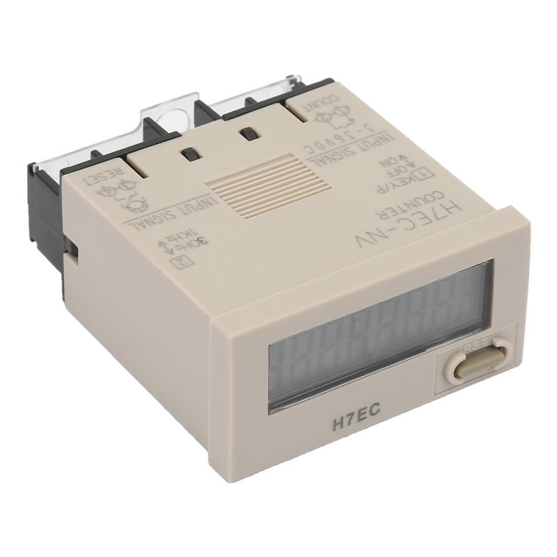 شاشة رقمية بعداد 8 أرقام H7EC NV - دقة وموثوقية في العد مع عمر خدمة طويل: شاشة LCD بتركيب على اللوحة مع بطارية ليثيوم مدمجة لتطبيقات الدوائر الكهربائية - Image 1