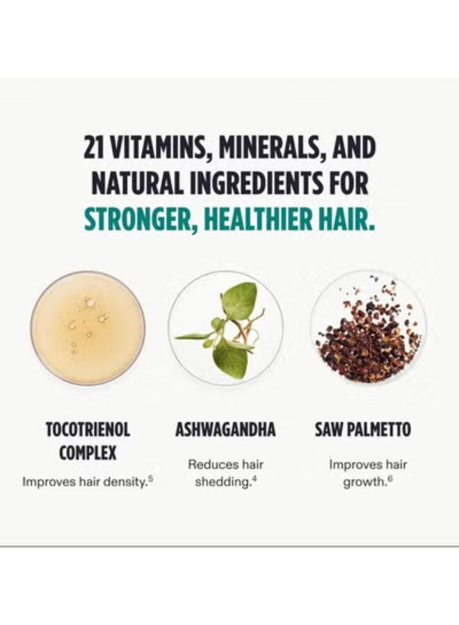 Nutrafol Hair Growth Supplements for Men, Clinically Tested for Thicker Hair and Scalp Coverage, Recommended by Dermatologists – One Month Supply – 120 Capsules - Image 4