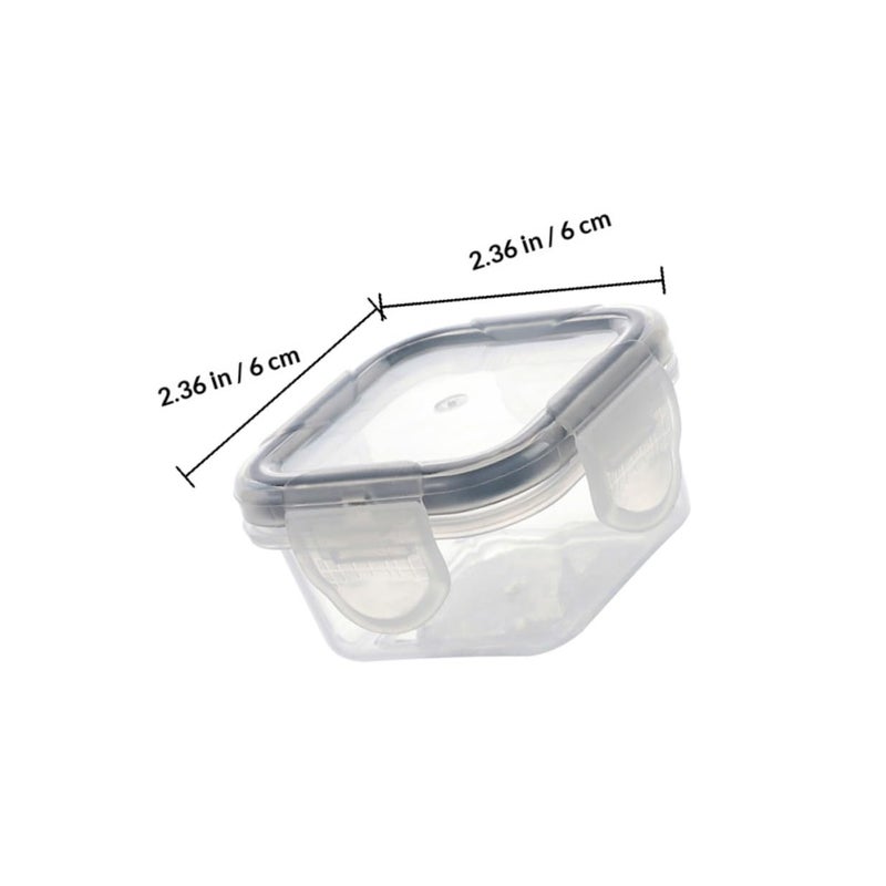 7Pcs 60ml Mini Leakproof Sauce Containers Portable Food Storage For Travel Meal Prep Mixed Colors - Image 3