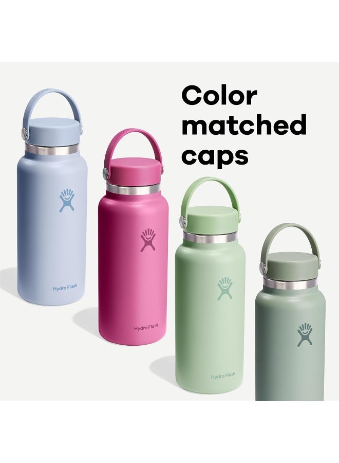 Hydro Flask Wide Mouth Water Bottle 946ml (32 oz) - Insulated Stainless Steel - Leak-Proof Flex Cap - Reef - view 5