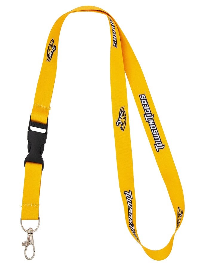 Desert Cactus Towson University Lanyard TU Tigers Car Keys ID Badge Holder Keychain Detachable Breakaway Snap Buckle (Yellow) - Image 2