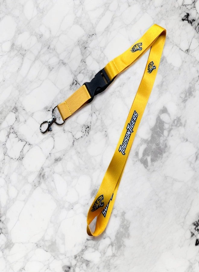 Desert Cactus Towson University Lanyard TU Tigers Car Keys ID Badge Holder Keychain Detachable Breakaway Snap Buckle (Yellow) - Image 5