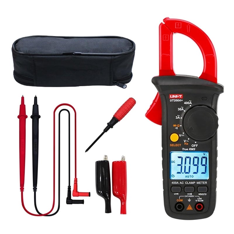 UT200A+ UT200B+ Clamp Meter Digital Professional Electrical Tester Pliers Ammeter AC/DC Voltage Detector(UT200A Plus) - Image 3