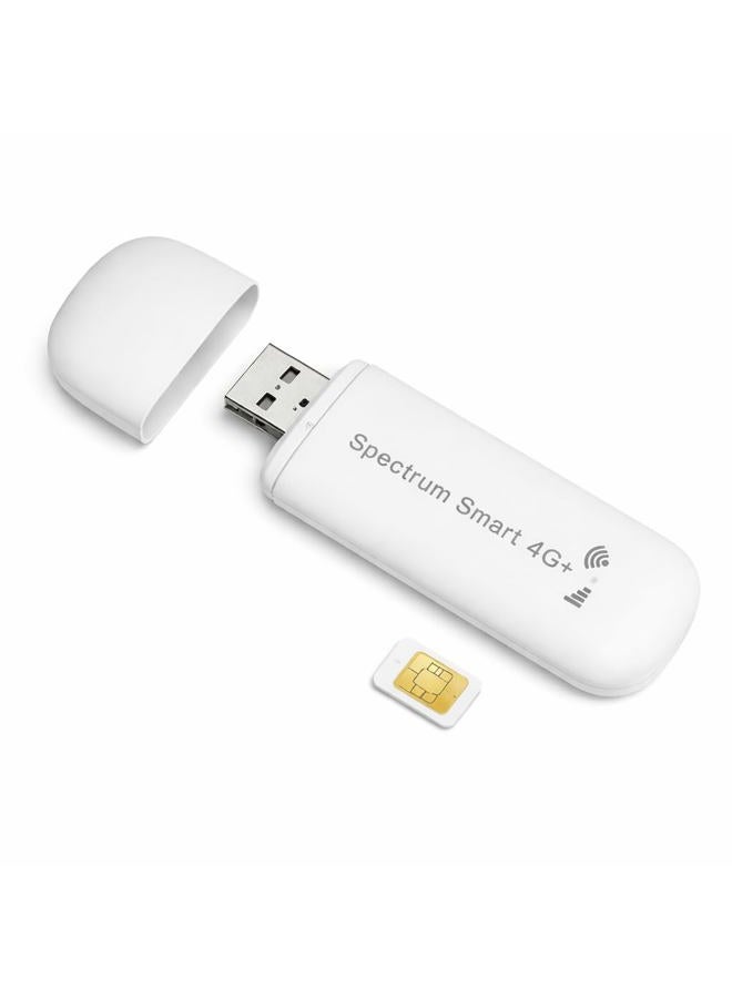 Spectrum Smart 4G LTE-Advanced USB WiFi Dongle & Mobile Hotspot– Portable Modem with Pre-Installed SIM Card – Ideal for Travel and Camping - for North America and EU (Require Subscription) - Image 1