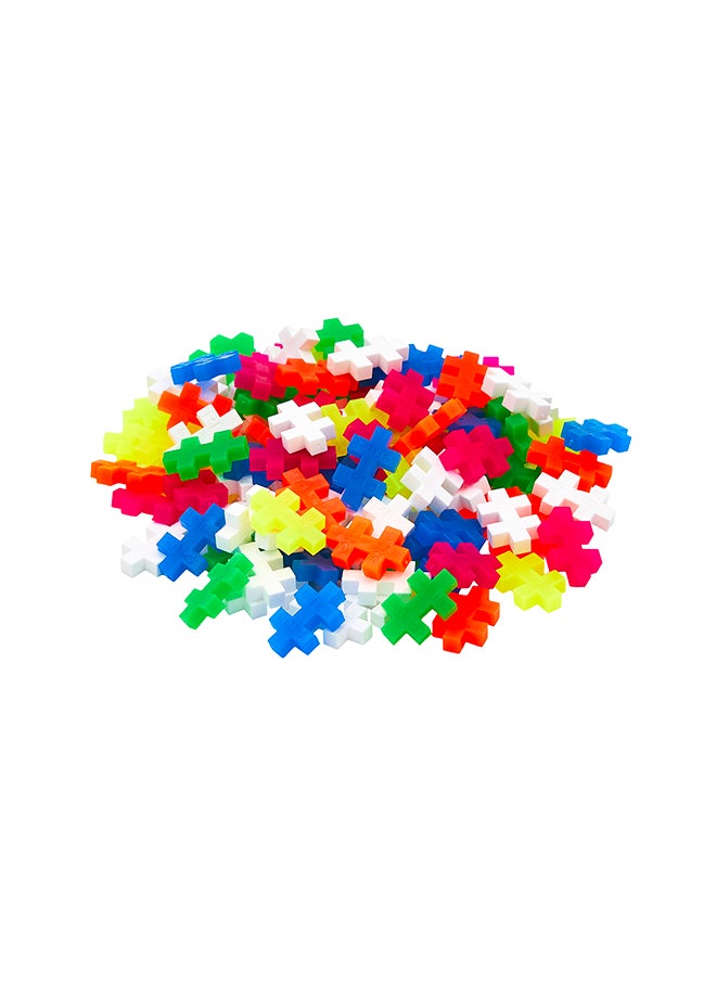 Plus-Plus Building Blocks Toy â€“ 100 Pcs Kids Construction Toys, Creative Learning Resources And Stem Play For Home And Travel - Girls And Boys Toys Age 5 Plus - Pastel 100 Pieces  - Image 3