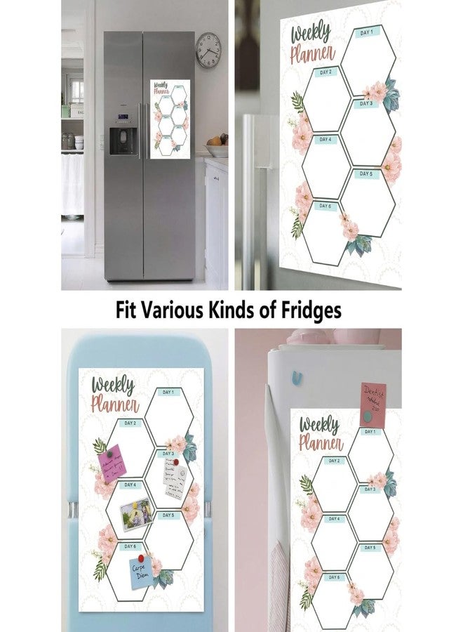 Thinkcrafts Magnetic Weekly Planner for Fridge,with Marker Pen - Dry Erase Flexible Writing Film for Kitchen Fridge/Office Godrej/Metal Wardrobe 21.6 x 30.5 cm - Image 3