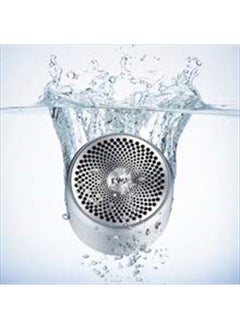 EWA Travel Case Packed, Wireless Mini Bluetooth Speaker with Custom Bass Radiator. EWA A106, Small But Loud, The Next Generation of Portable Speakers for Home, Outdoors, Shower (Silver)1.89* 1.57 inches  - Image 4